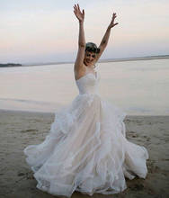 Princess Ball Gown Wedding Dress Sexy Strapless Bride Wedding Gowns White Ivory Lace Appliques Wedding Dress vestido de noiva 2024 - buy cheap
