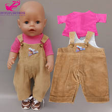 Boneca recém-nascida com zíper, roupa esportiva de 18 polegadas, boneca americana, casaco 2024 - compre barato