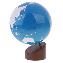 Montessori Gergraphy Material - Globe of Land & Water for Kids Early Learning Toys Gift 2024 - buy cheap