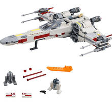 2020 Designer Star Millennium  X-wing Spacecraft Alien Wars Trench Run Children Building Blocks Birthday Gift Toys 75218 2024 - buy cheap