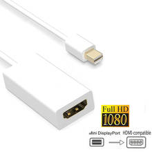 Mini DP to HDMI-compatible Cable Converter Adapter 1080p HD Male To Female DisplayPort DP Adapter Cable For Apple Macbook new 2024 - buy cheap