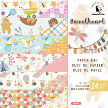 6" 12 Sheets Sweetheart Love Baby Bear Scrapbooking  Origami Art Background Paper Card Making DIY Photo Ablum Craft 2024 - buy cheap