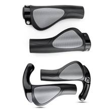 Bike Handlebar Grips with Lock Ring Rubber Aluminum Alloy Non-slip Shock Absorption Bicycle Grip Handle Bar Covers for Mountain 2024 - buy cheap