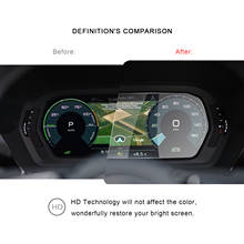 RUIYA протектор экрана автомобиля для A3 8Y 2020 LCD приборная панель экрана Авто аксессуары для интерьера Закаленное стекло пленка 280*103 мм 2024 - купить недорого