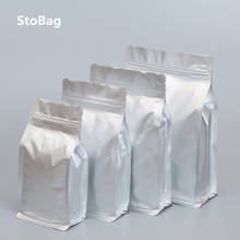 Stobag sacos de vedação octogonal de alumínio, 50 unidades, personalizado, data vermelha, embalagem de alimentos, material medicinal, wolfberry, sacos selados 2024 - compre barato