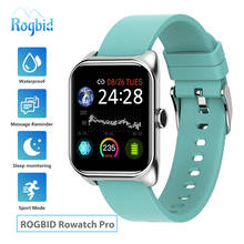 Roglance rowatch pro, relógios inteligentes esportivos para homens e mulheres, presente 2020, rastreador fitness, pulseira android ios relógio 2024 - compre barato