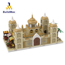 Buildmoc-bloques de construcción modulares para niños, de arquitectura juguete, película Tatooine, pueblo del desierto, Palacio, pisley, Cantina, Moc 2024 - compra barato
