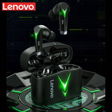 Lenovo-fones de ouvido sem fio lp6, original, bluetooth, baixa latência, microfone, som estéreo, headset tws para jogos 2024 - compre barato