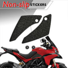 Motorcycle tank grip fuel tank traction pad side knee grip friction protector sticker for DUCATI 10-14 MULTISTRADA 2024 - buy cheap