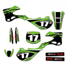 Full set of Stickers Kits Customized Numbers Names Graphics Decals For Kawasaki KX125 KX250 1999 2000 2001 2002 KX 125 250KX 2024 - buy cheap