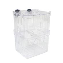 Peacock hatching box double-layer self-floating incubator Juvenile fish breeding acrylic isolation box betta box 2024 - buy cheap