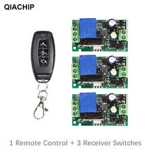 QIACHIP 433Mhz Universal Wireless Remote Control Switch AC 110V 220V 1CH Relay Receiver & RF 433mhz Transmitter for Light Switch 2024 - buy cheap