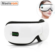 Electric Vibration Eye Massager Bluetooth Eye Massager Glasses Eye Care Device Wrinkle Fatigue Relieve Hot Compress Therapy 2024 - buy cheap