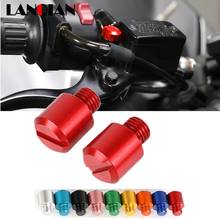 For Yamaha Aerox 155 NMAX 155 150 NVX 155 N-MAX 125 Motorcycle M10 CNC Aluminum Rear View Mirrors Hole Plug Screws Cap Universal 2024 - buy cheap