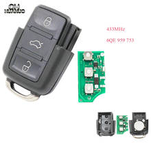 3 кнопки 433 МГц/434 МГц дистанционный ключ для ключевой части # 6QE 959 753 для VW FOX GOL лет 2009 + 2024 - купить недорого
