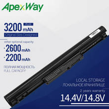 Apexway-bateria para laptop, nova, compatível com hp chromebook, 14 c010us, pavilion 14, kbook 14, 15, touchsmart 14, 15, ultrabook, 14, série 15 2024 - compre barato