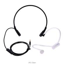 3.5mm Throat MIC Headset Covert Acoustic Tube FBI Earphone for iPhone Android 2024 - buy cheap