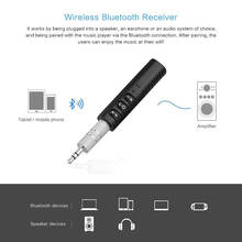 Adaptador de música bluetooth transmissor carro kit receptor áudio universal mini aux handsfree 2024 - compre barato