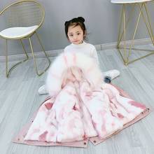 Girls Faux Rabbit Fur Coat Kids Jackets Hooded Detachable Spring Autumn Jackets For Girls Boys Winter Parkas Children Snowsuit 2024 - buy cheap