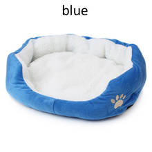 Square Dog Bed Washable Long Plush Dog Kennel Cats House Super Soft Cotton Mats Sofa For Dog Chihuahua Best Pet Bed For Cat Bed 2024 - buy cheap