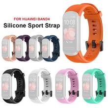 Silicone Wrist Strap For Huawei Band 4 Sport Strap Bracelet smart watch Band Wristband For Huawei Band4 Smart Accessories 2024 - buy cheap