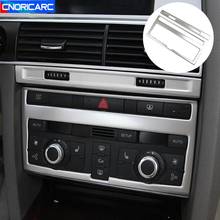 Compartimento central de estilismo para coche, aire acondicionado, marco de CD, cubierta decorativa para Audi A6 C5 C6 2005-11, accesorios interiores de coche 2024 - compra barato