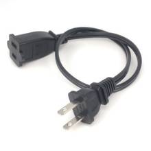 US Canada 2-prong Male To Female Power Extension Cable, NEMA 1-15P To 1-15R AC Power Cord 10A 0.3m/0.5m 2024 - buy cheap