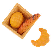 4Pcs/Set Resin Dollhouse Miniature Baguette Combination Toys Simulaion Doll Food Kitchen Accessories 2024 - buy cheap