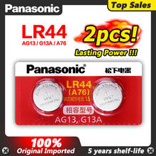 Panasonic 2 шт. 1,5 в A76 AG13 G13A LR44 LR1154 357A SR44 100% оригинальная Кнопочная батарея lr44 литиевые батареи для монет 2024 - купить недорого