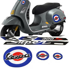 Motorcycle Decal Case Super Sport Reflective Sticker Decorative stickers for Piaggio Vespa GTS 300 GTS300 2024 - buy cheap