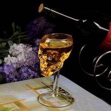 Transparent Beer Wine Cup Bottle Glass Skull Cup Red Wine Sober kitchen accessories High Cocktail Glasses Bar Decoration Univers 2024 - buy cheap