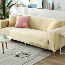 Capa protetora de poliéster para sofá, revestimento elástico para renovar sala de estar, 1, 2, 3 e 4 lugares 2024 - compre barato