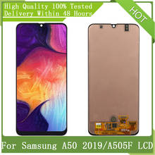 6.4” SUPER AMOLED For SAMSUNG A50 2019 A505F/DS A505F A505FD A505A With Frame LCD Display Touch Digitizer Assembly Replacement 2024 - buy cheap