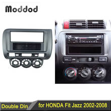 One Double Din Car Facia for Honda Jazz Radio DVD Stereo GPS Panel Dash Mounting Installation Trim Fascia Kit Face Frame Bezel 2024 - buy cheap