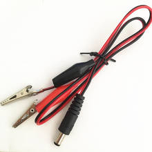 5pcs/lot DC Voltage Connector 5.5*2.1mm To Alligator Clip Cable 50CM Power Cable Crocodile Wire 3A 2024 - buy cheap