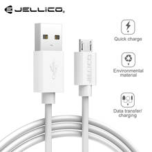 Jellico 1 м 2 Micro USB кабель для быстрой зарядки и передачи данных кабель для Xiaomi Android мобильный телефон для Samsung S7 микро USB зарядное устройство кабель 2024 - купить недорого