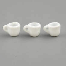 3Pcs 1/12 Dollhouse Miniature Accessories Mini Ceramic Teacup Simulation Coffee Cup Model Toy for Doll House Decoration 2024 - buy cheap