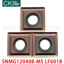SNMG120408-MS lf6018 WNMG432-MS inserções de torneamento carboneto torno torno cnc ferramentas torneamento madeira torno para aço inoxidável 2024 - compre barato