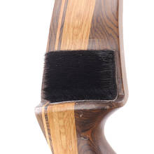 Sealskin seta resto com adesivo tradicional recurvo arco de pele seta suporte para caça tiro com arco acessórios 2024 - compre barato