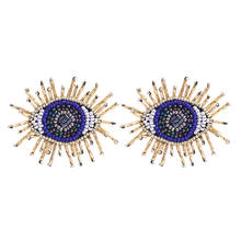 Sehuoran New Ethnic Gifts Tassel Earrings Handmade Beads Fringed Drop Earrings StatementLarge Long Brinco Ear Fashion Jewelry 2024 - buy cheap