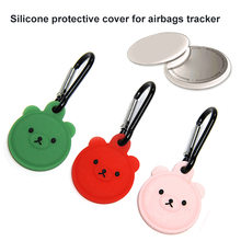 1pc capa protetora crianças pet anti-perdido localização tracker silicone caso com fivela para apple airtags tracker capa protetora 2024 - compre barato