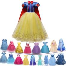 Role-play meninas traje manga longa crianças roupas fantasia princesa vestir-se para meninas festa 2024 - compre barato