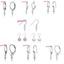 Wholesale 10pcs/lot 925 Sterling Silver DIY Earring Findings Clasps Hooks Fittings DIY Making Accessories Hook Earwire Jewelry 2024 - buy cheap