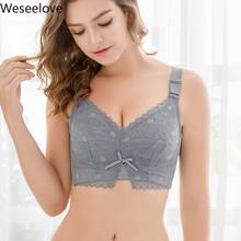 Weseelove Underwear Women Ultra-Thin Plus Size Push-up Breast Soutien Gorge Femme Lace Sexy Holding Adjustable Full Cup Bra M08 2024 - buy cheap
