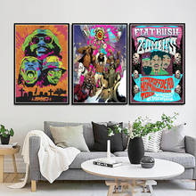 Póster de Rap Hip Hop para decoración del hogar, pintura al óleo, imágenes artísticas de pared, para sala de estar 2024 - compra barato