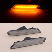 1 Pair Car Front Side Marker Light Turn Signal Lamp LED Clear Lens Fit for Chevy Camaro 2010 2011 2012 2013 2014 2015 12V 2024 - buy cheap