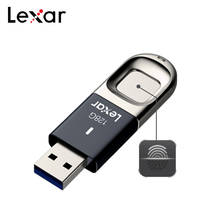 Lexar Jumpdrive F35 USB 3.0 Flash Drive 256GB 128GB 64GB 32GB Metal Memory Stick With Fingerprint Recognition 256 bit-AES U Disk 2024 - buy cheap