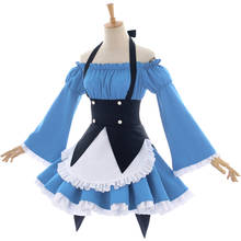 Re Life in a Different World from Zero Dress Rem/Ram Cosplay Costume Anime Emilia Long Sleeve Dress Lovely Maid Outfit 2024 - buy cheap