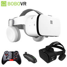 Bobo VR Z6 Смарт 3D шлем Viar Bluetooth 3D очки Виртуальная реальность гарнитура шлем очки линзы для телефона смартфон 4,7-6,2' 2024 - купить недорого