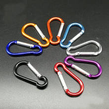 1Pc/5Pcs/10Pcs Small Mini Climbing Carabiner Keychain Clip Aluminum Alloy Snap Hook Camping Hiking Outdoor Hooks 2024 - buy cheap